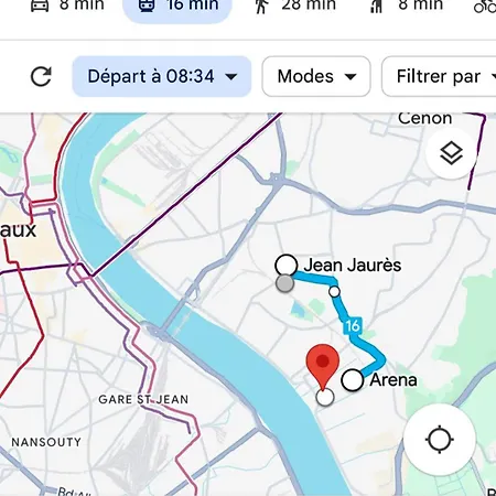 Apartment A Floirac Avec 2 Chambres, Un Parking Prive, Terrasse, A 5 Minutes En Voiture De L'arkea Arena De Bordeaux *